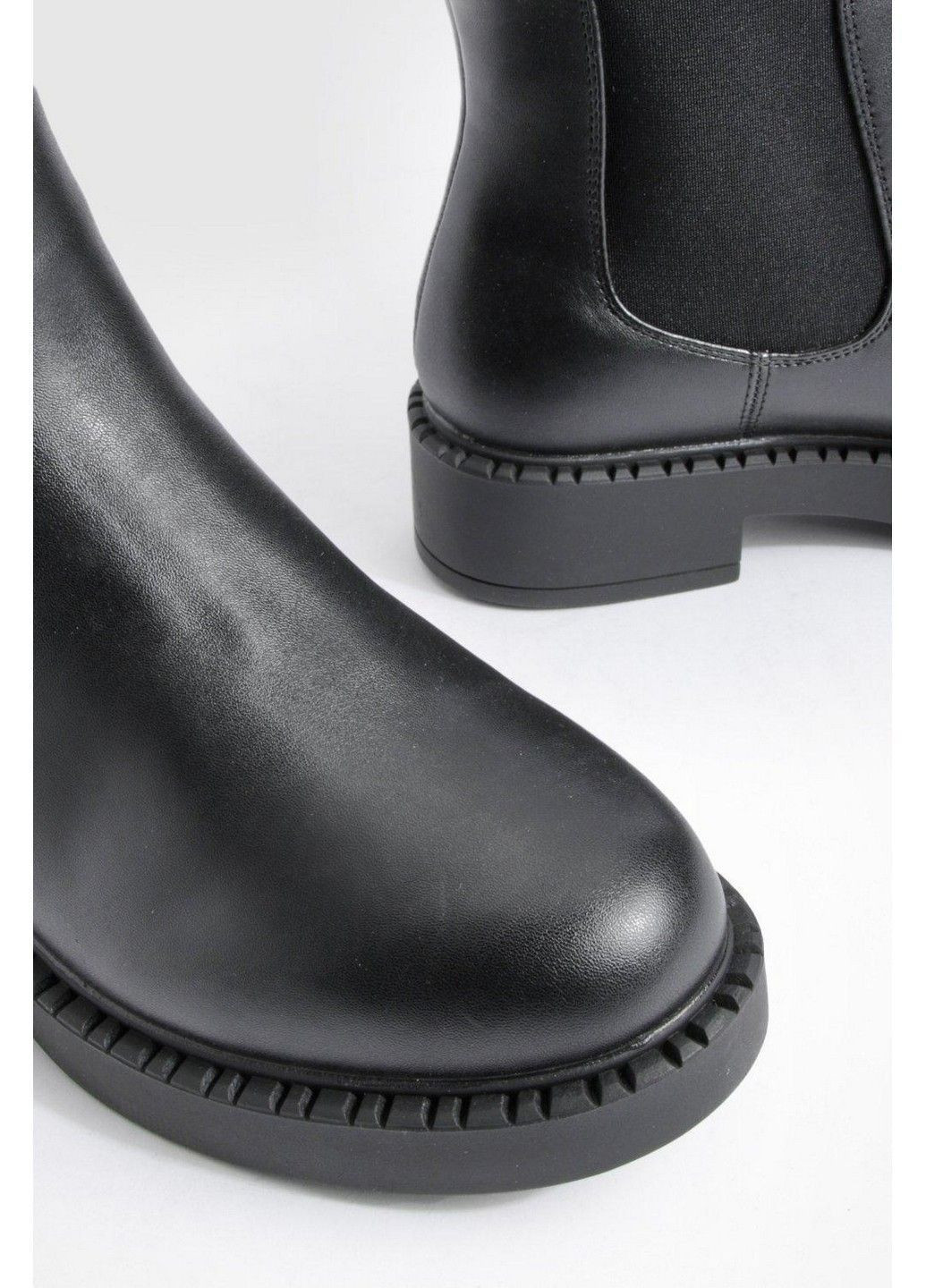 Осенние ботинки Boohoo из искусственной кожи