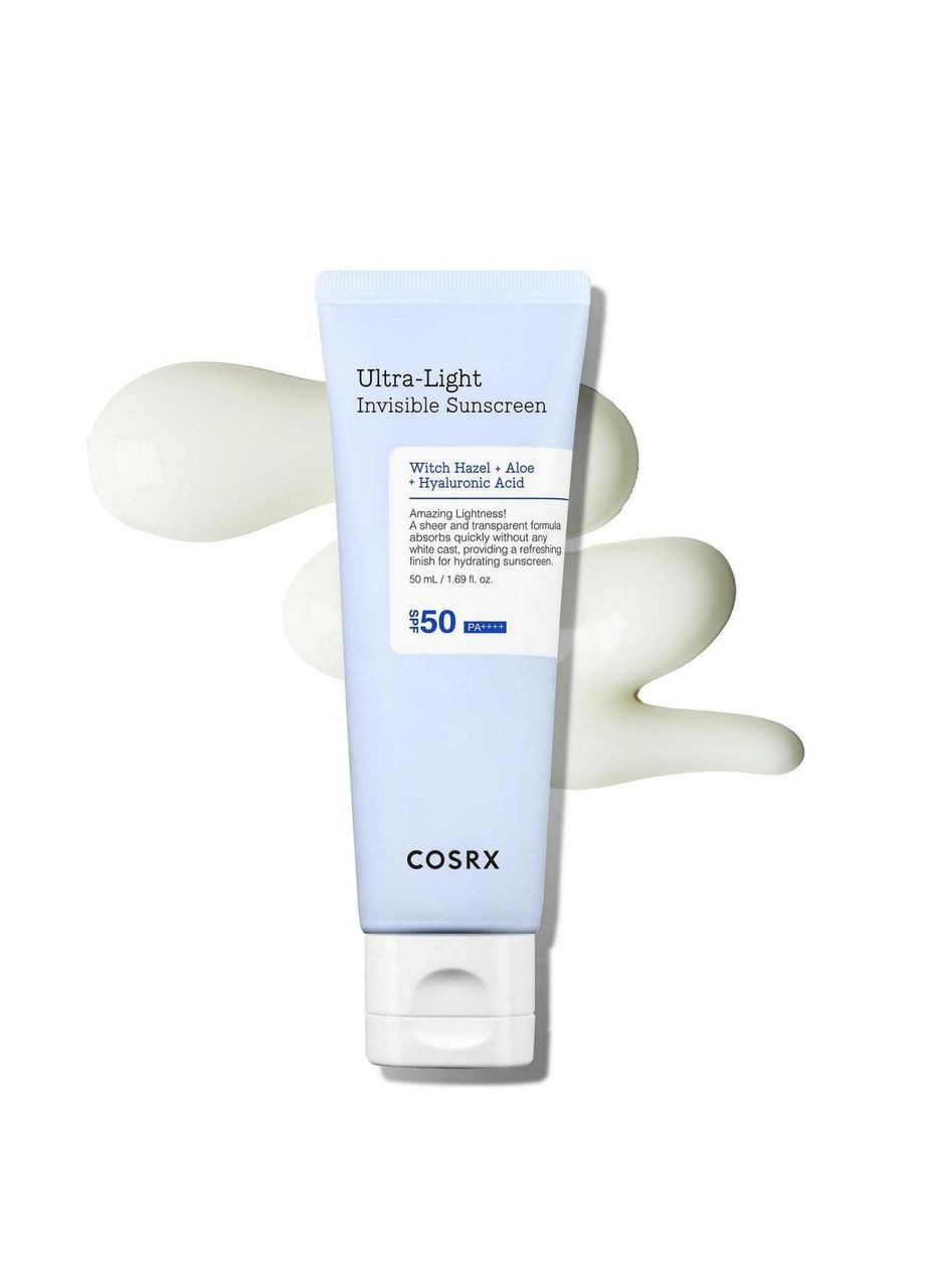 COSRX Сонцезахисний крем Ultra Light Invisible SPF50+ PA++++ 50 мл — Крем, Південна Корея (357212976)