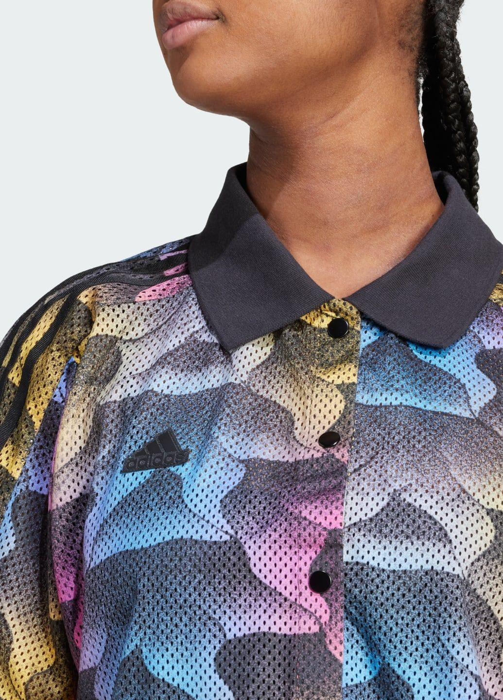 Черная всесезон рубашка tiro print mesh summer adidas