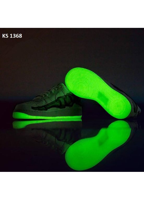 Білі Осінні кросівки чоловічі nike air force 1 low skeleton white найк аір форс 1 преміум No Brand