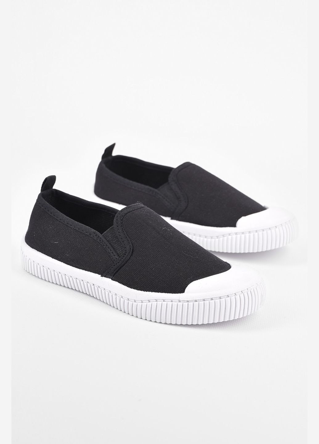 Мокасини дитячі чорного кольору Let's Shop (322897704)