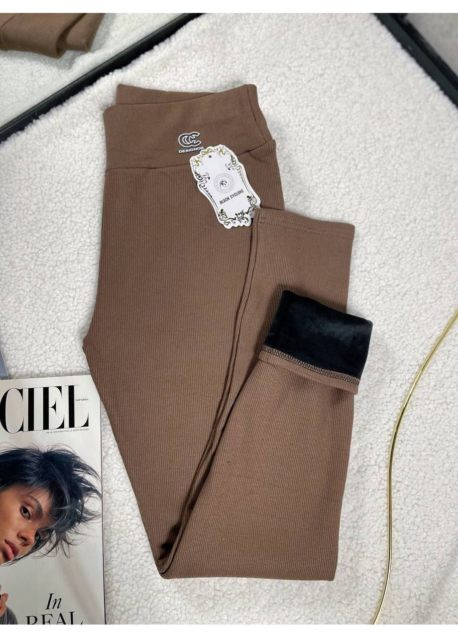 Лосины в рубчике на меху. большие размеры Fashion (355339720)