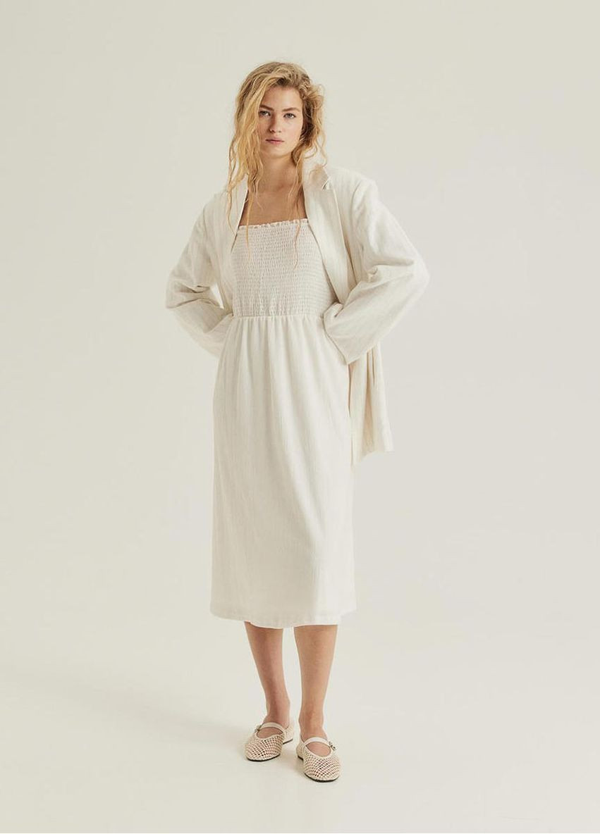 Красивый женский сарафан на бретелях H&M однотонный