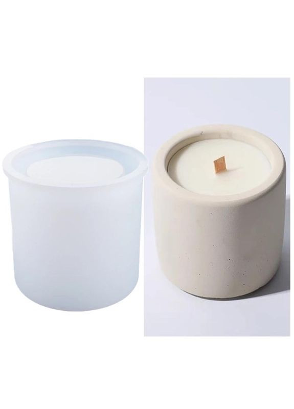 Форма под заливку Молд стаканчик горшочек Силиконовый 8.7 см x 10 см Finding (316248306)