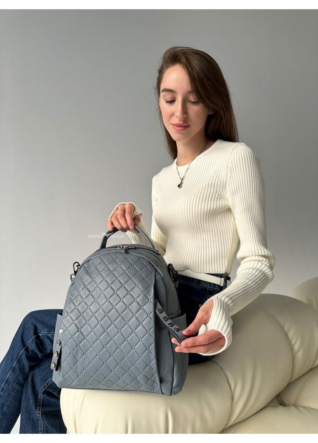 Кожаный женский рюкзак Tiding Bag (279324890)