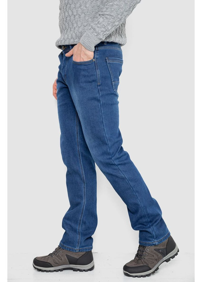 Синие демисезонные джинсы мужские на флисе,, 254r2408 Ager