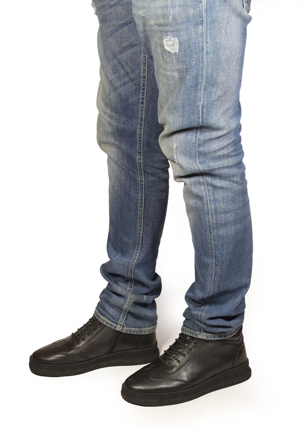 Черные зимние полуботинки It-Girl