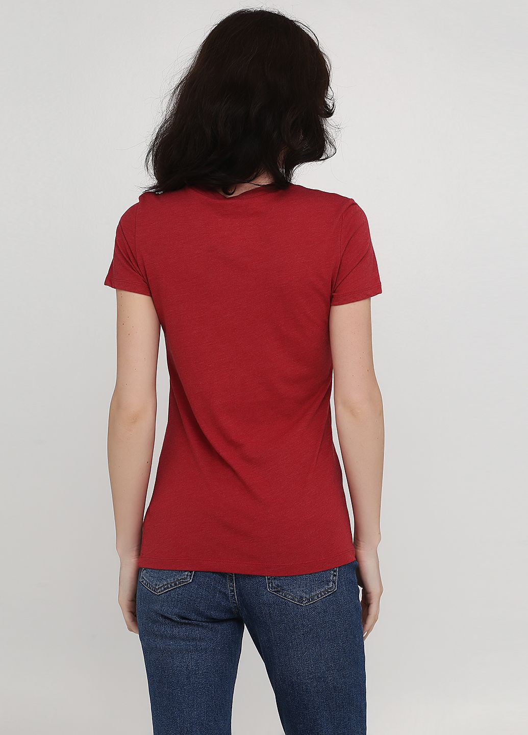 Красная летняя красная футболка - женская футболка a0159w Aeropostale