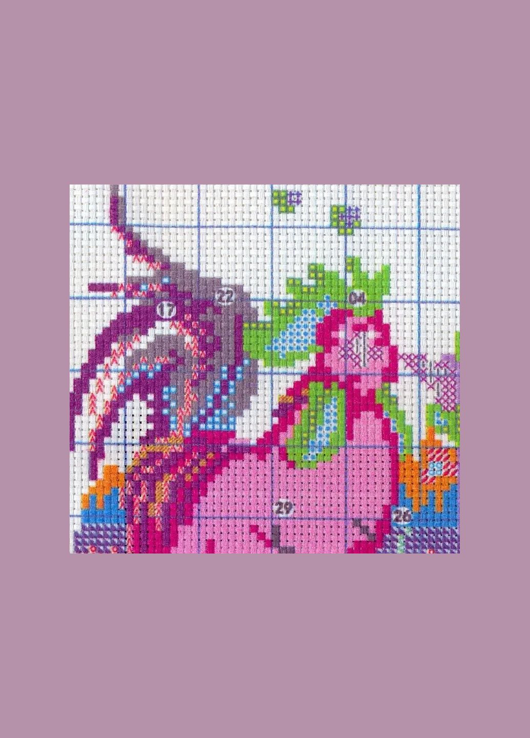 Набір для вишивання за нанесеною на канву схемою "The big cock". AIDA 14CT printed, 27*21 см Joy Sunday (313612946)