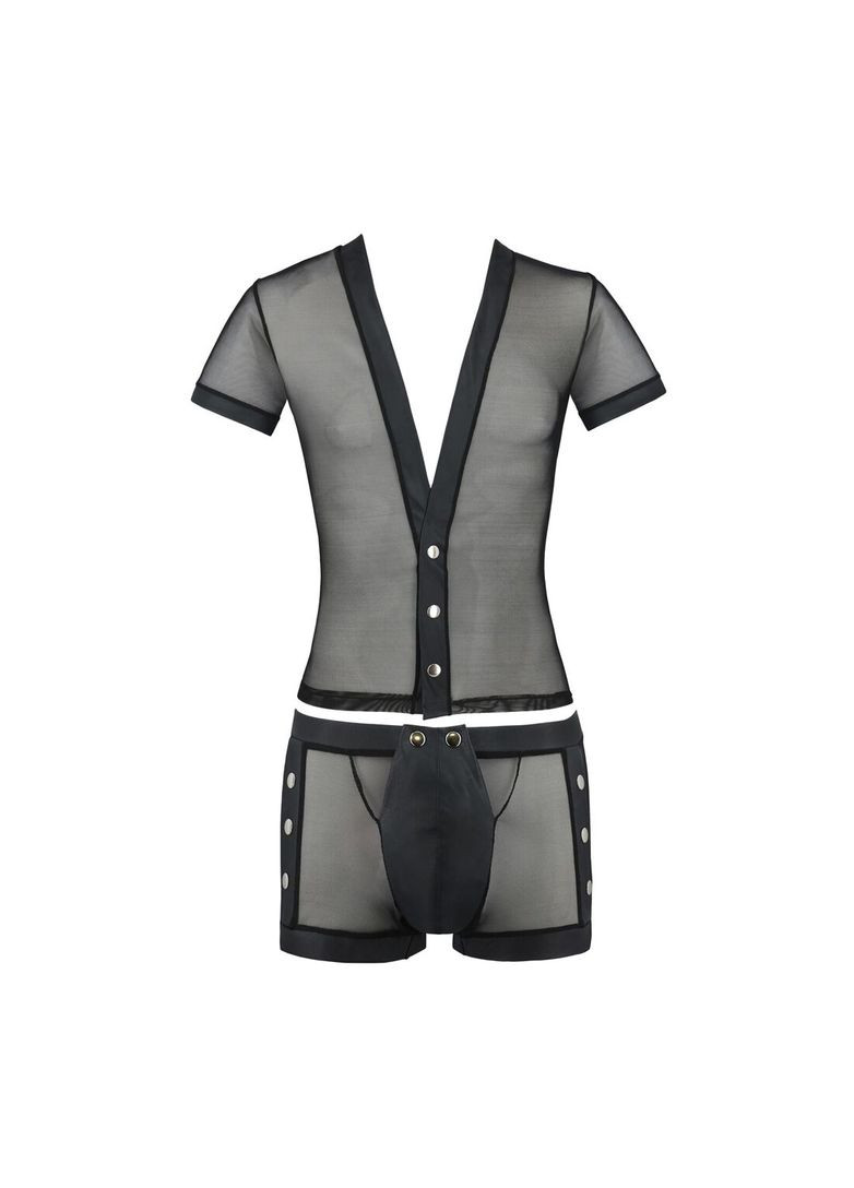 Комплект сітчастої чоловічої білизни 052 Set Michael black CherryLove Passion (296623632)