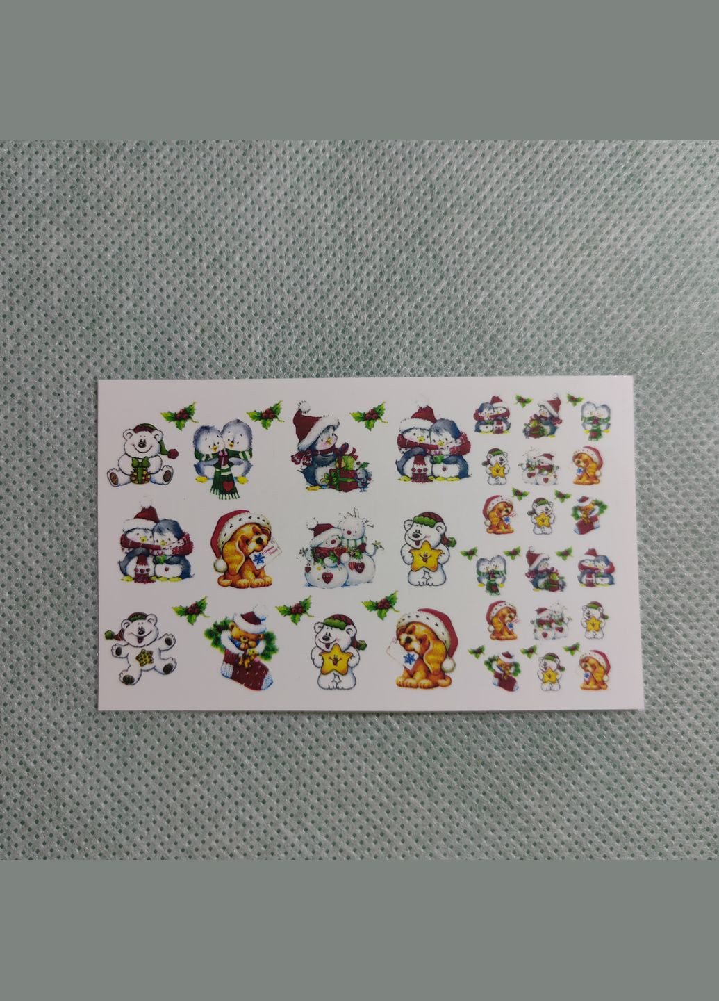 Слайдеры для ногтей Зимние No Brand 1640 (313443206)