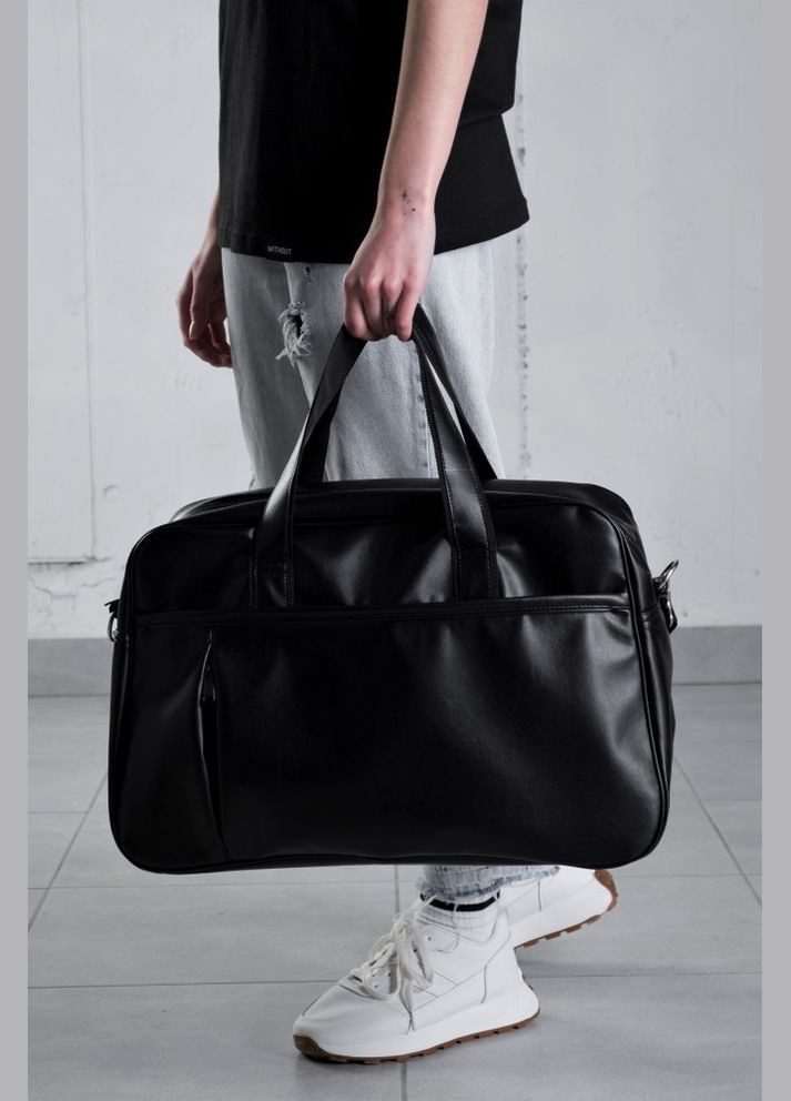 Шкіряна дорожня сумка road black Without (328048511)