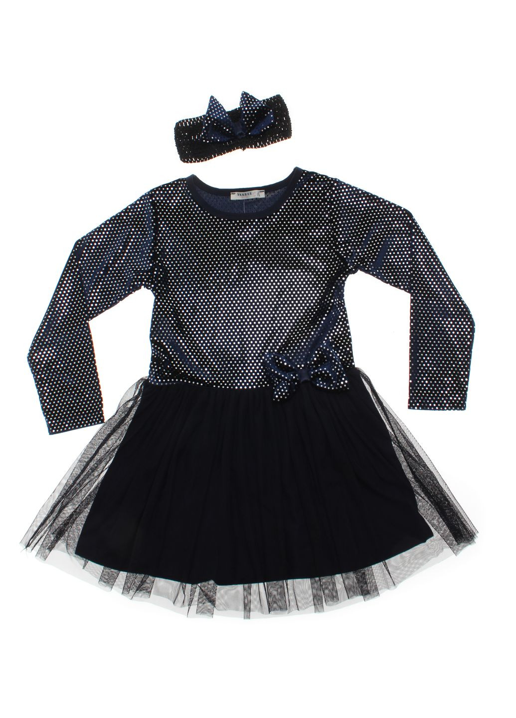 Синее платье 13952 и серебряный Breeze (306714841)