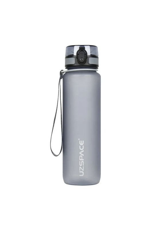 Пляшка для води Frosted Gradient Waterbottle 3038, сірий колір, 1000 мл Uzspace (361115514)