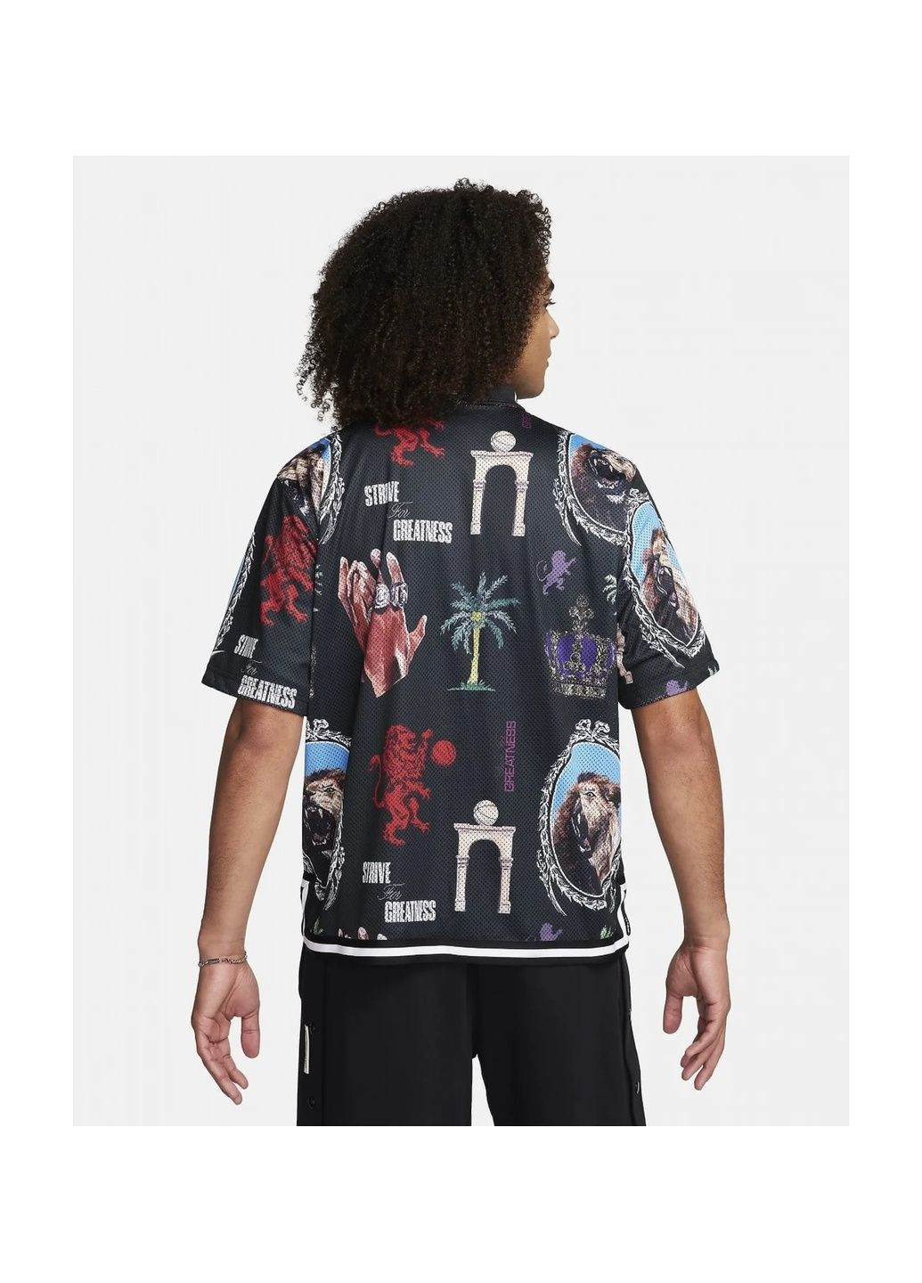 Чорна футболка чоловіча lebron black Nike