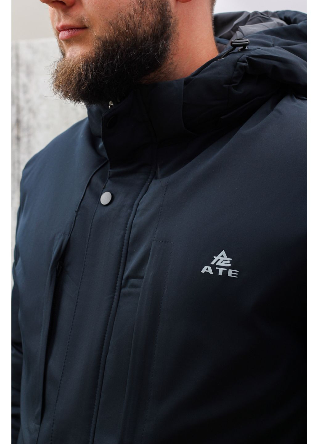 Синя зимня куртка чоловіча ate865 синя зимова 346495 Power