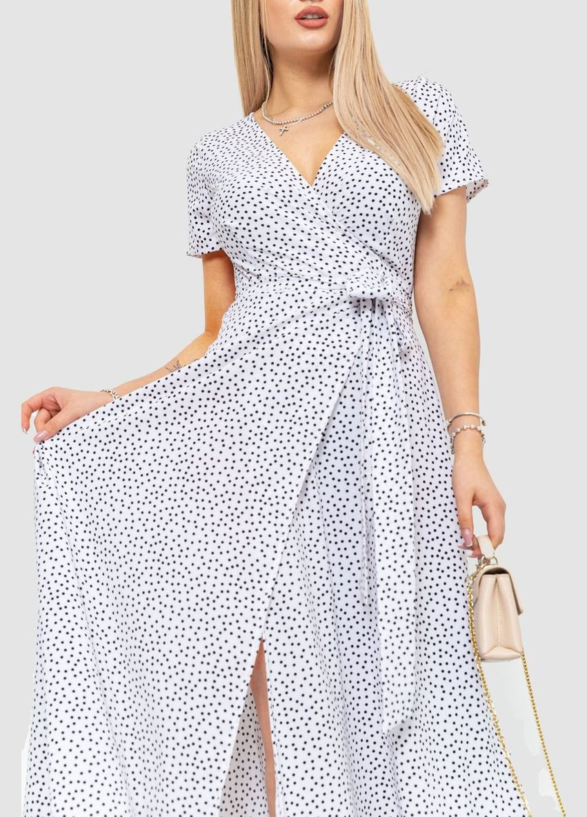 Білий кежуал сарафан горошек Ager в горошок