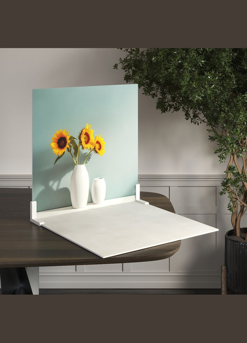 Пластиковый угловой 2D фотофон, 50x50 см - №62257 PolyPlast (354376321)