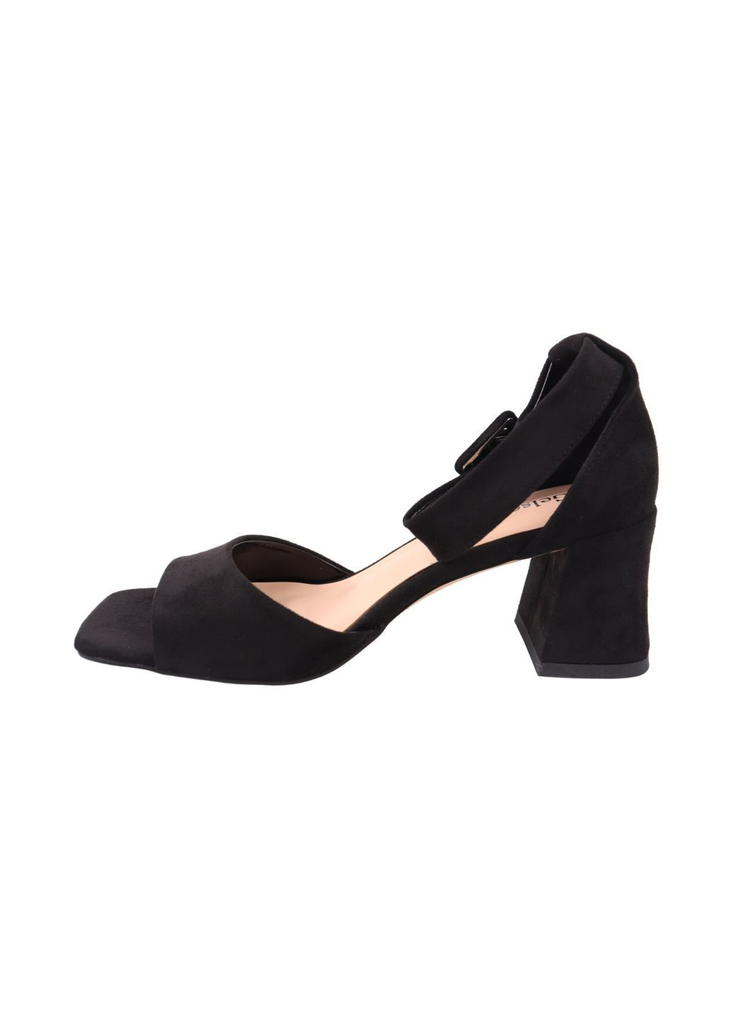 Черные босоножки женские черные на каблуке Gelsomino