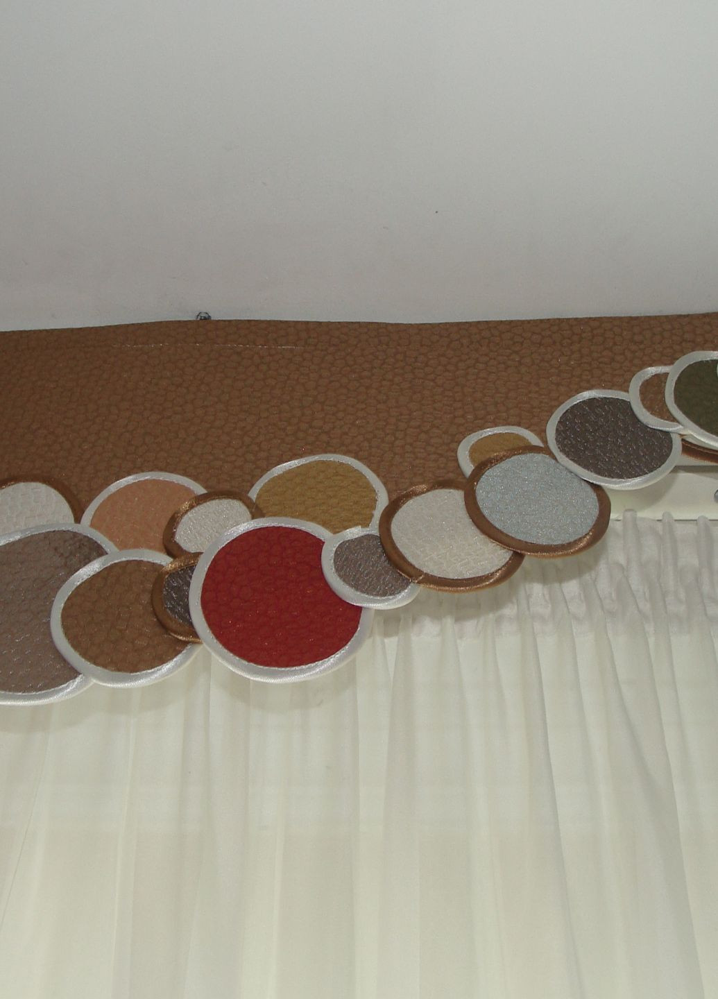 Жесткий ламбрекен Смайл 2м коричневый (30_2ж) Firanka Smile (336551625)