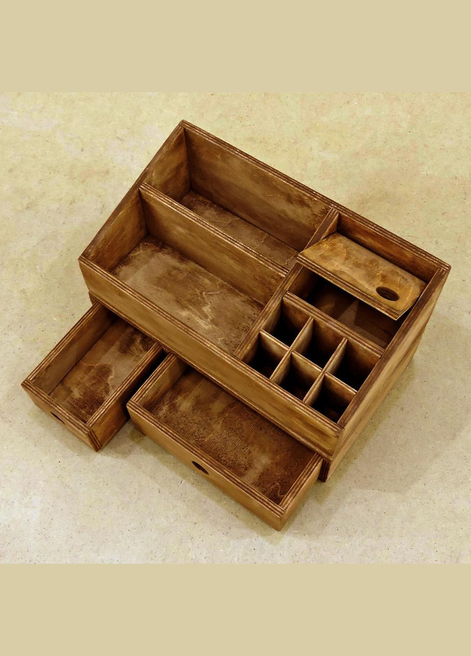 Органайзер настільний з дерева Чадвік охра (КНЦ-008004) No Brand (328226076)