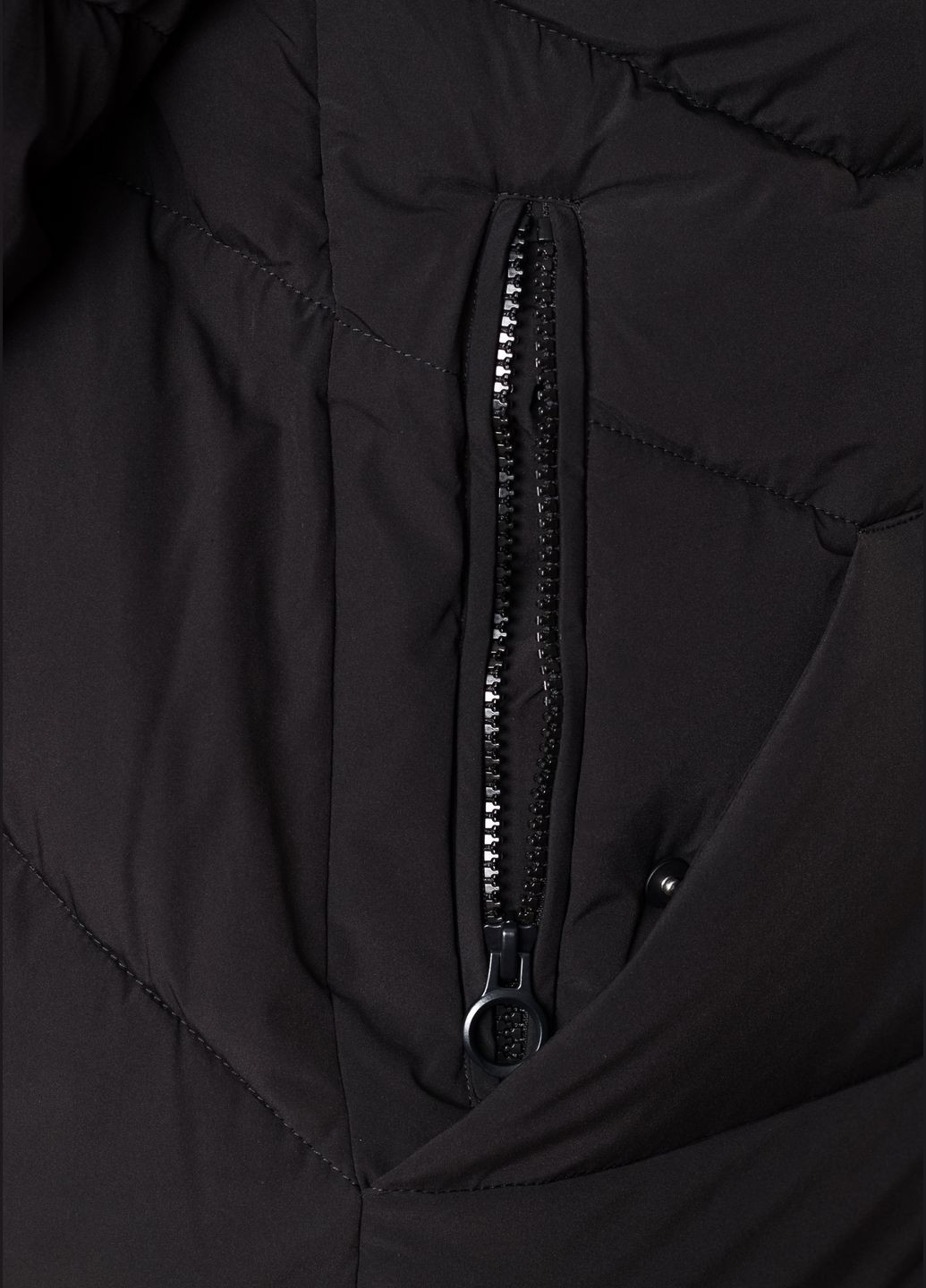 Черный зимний Пуховик Towmy