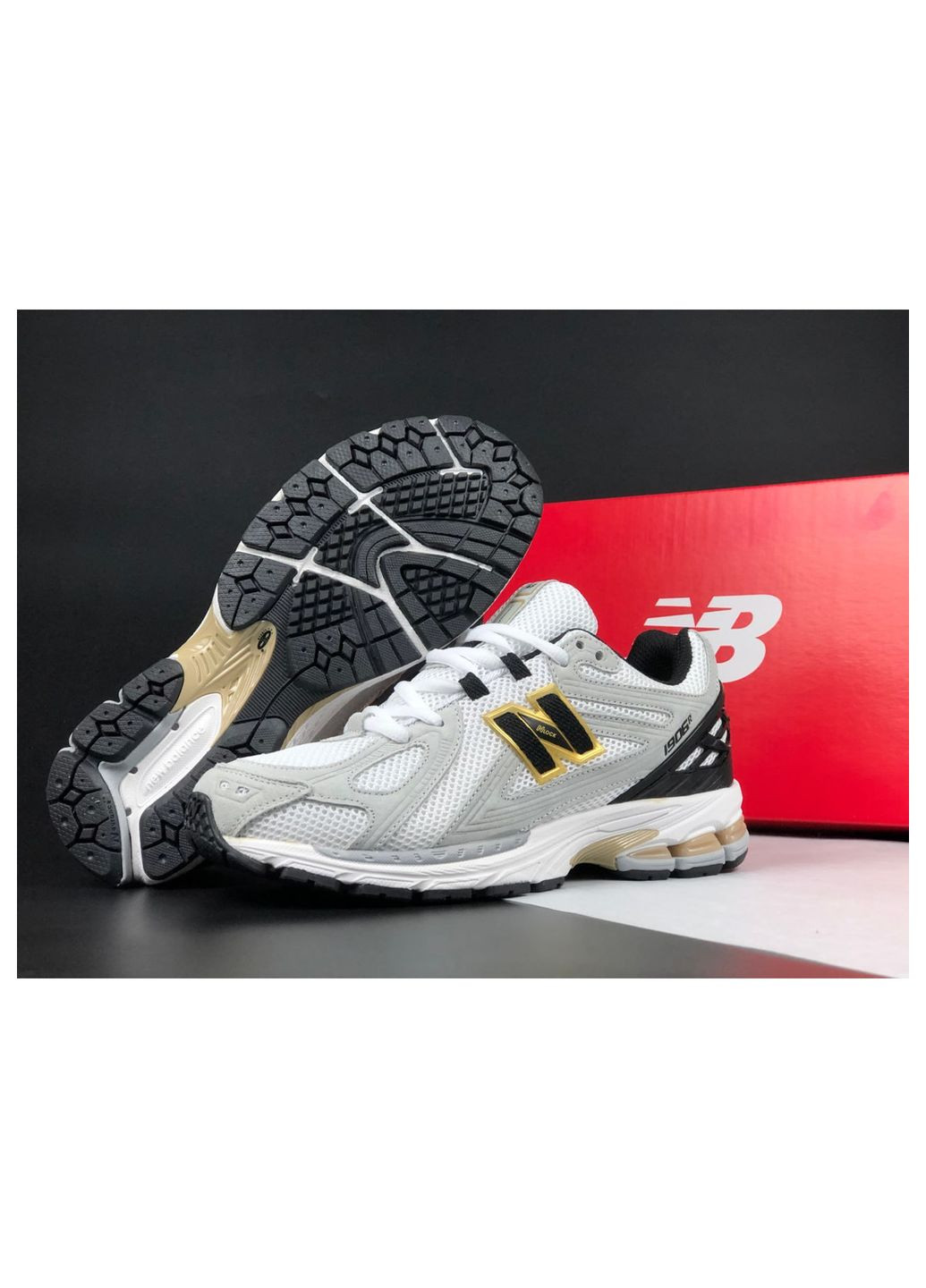 Серые демисезонные кроссовки мужские, вьетнам New Balance 1906R