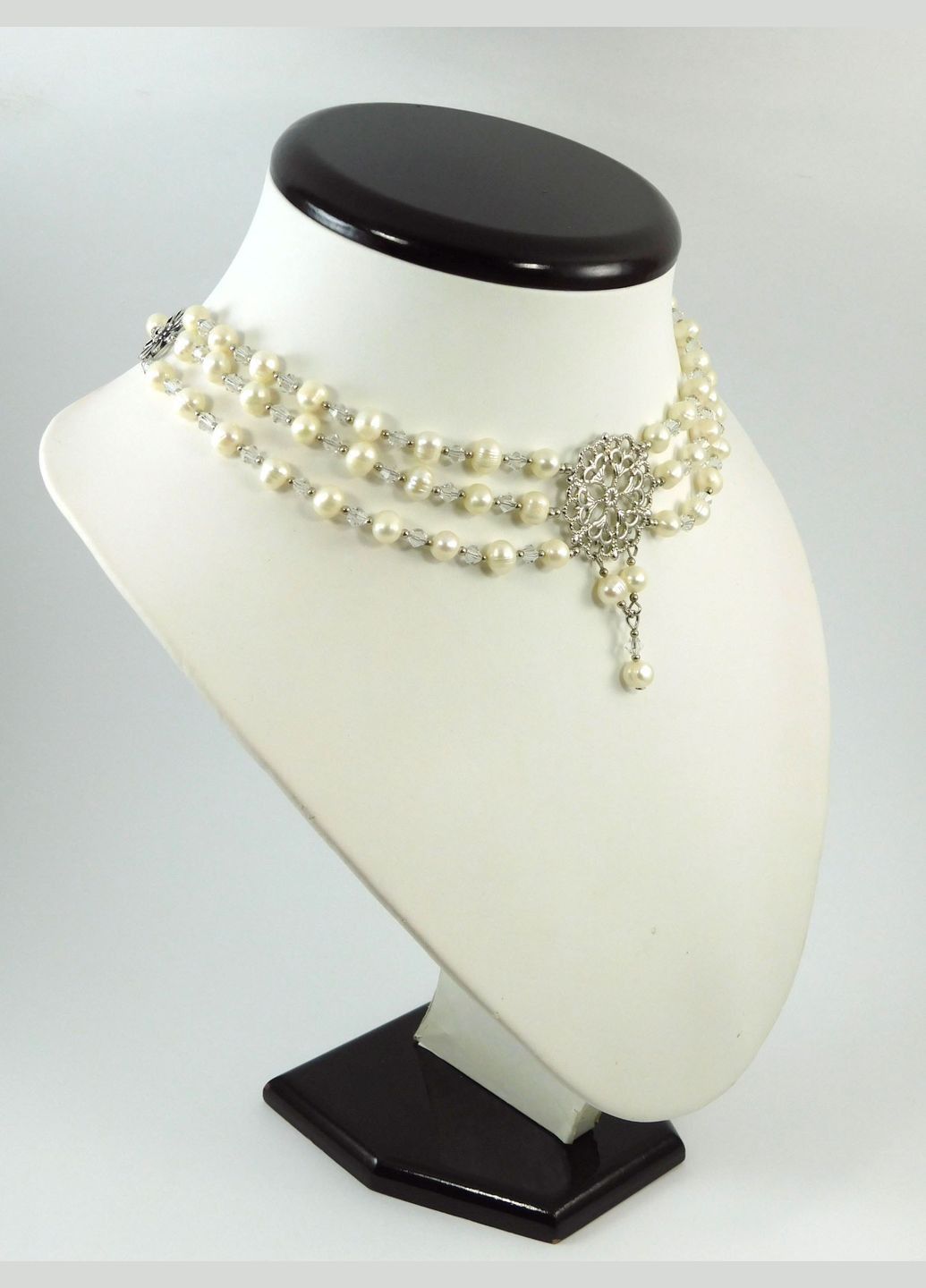 Эксклюзивное ожерелье "Царица" Жемчуг Fursa fashion (322313826)