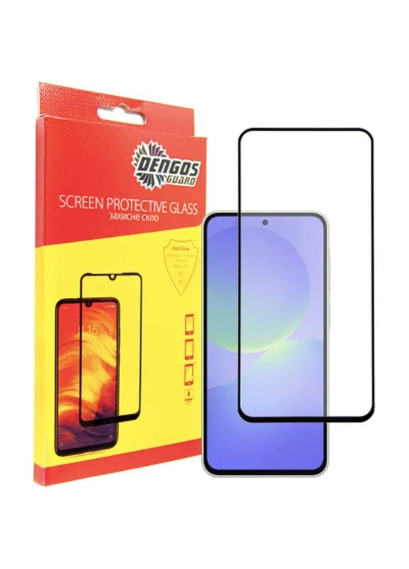 Защитное стекло Full Glue Samsung Galaxy A36 5G (black) (TGFG-387) DENGOS (399196416)