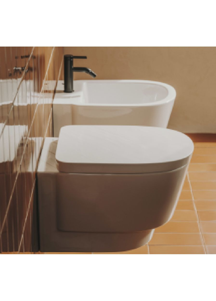 Сиденье для унитаза TURA, дюропласт, плавное опускание, белое, 367×447 мм Roca A801F02002 (349824574)