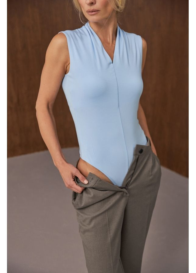 Боди с V-образным вырезом из вискозы и эластана (3081) Triko Bakh (360919757)