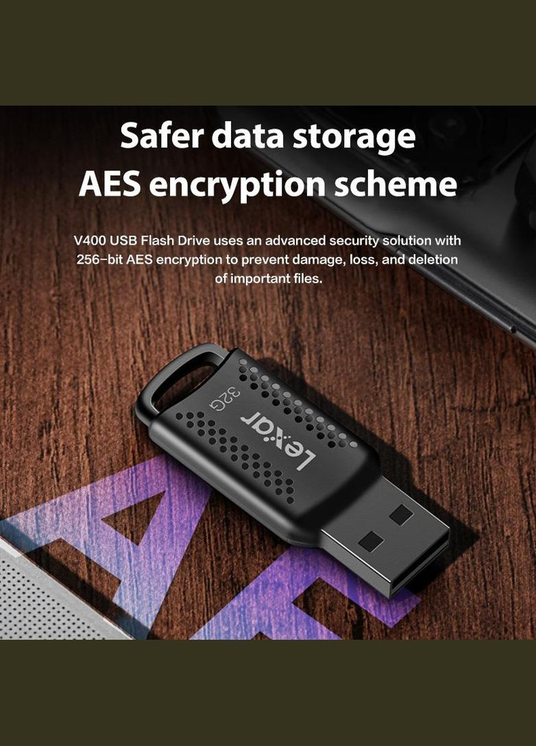 Флеш накопитель JumpDrive V400 32 ГБ USB 3.0 Lexar (300524089)