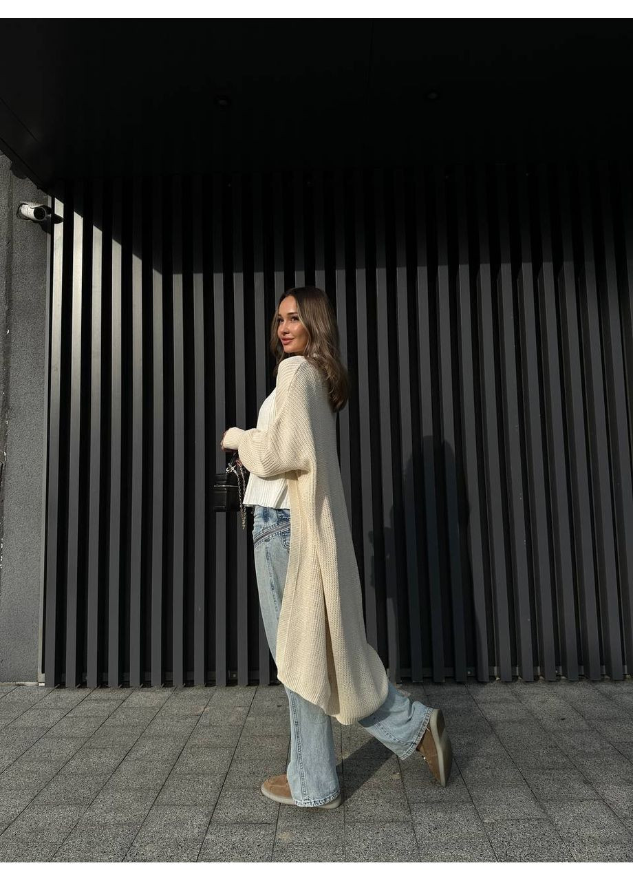 🤍 Подовжений кардиган в стилі Old Money Vione (367074661)
