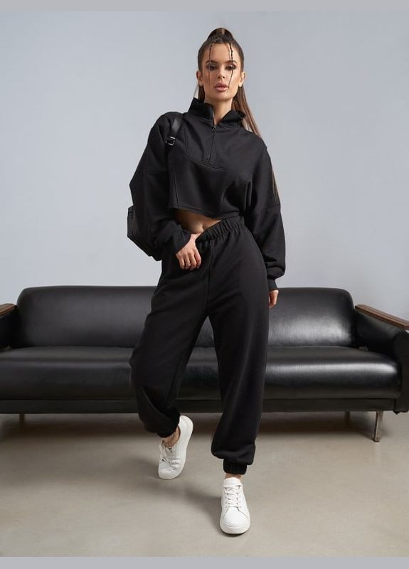 Спортивный костюм 14473 черный ISSA PLUS (301277263)