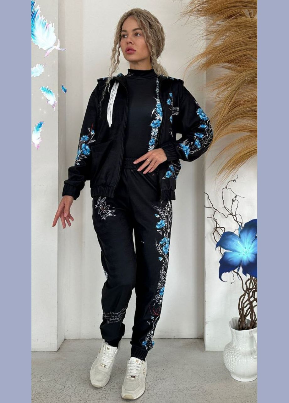 Костюм из термотрикотажа с васильками Angel shopp.online (315723563)