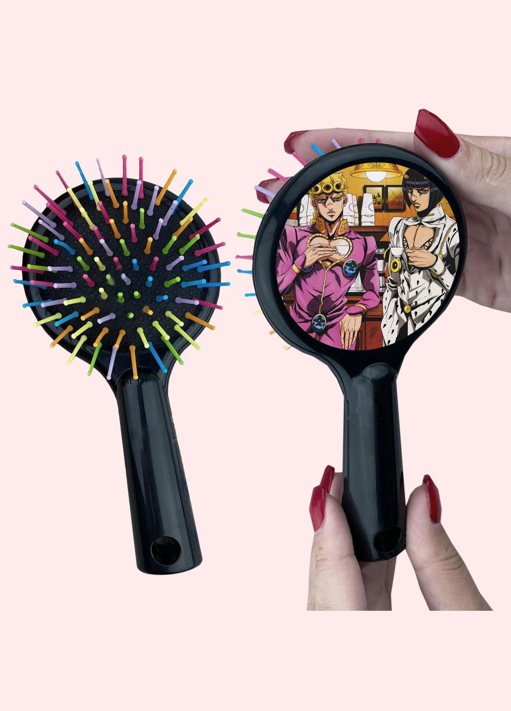 Расческа для волос Аниме Невероятные приключения ДжоДжо #0020 черный No Brand (315046778)