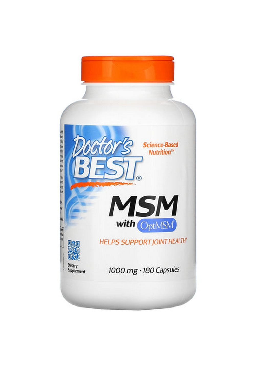 Препарат для суставов и связок MSM with OptiMSM, 180 капсул Doctor's Best (293338786)