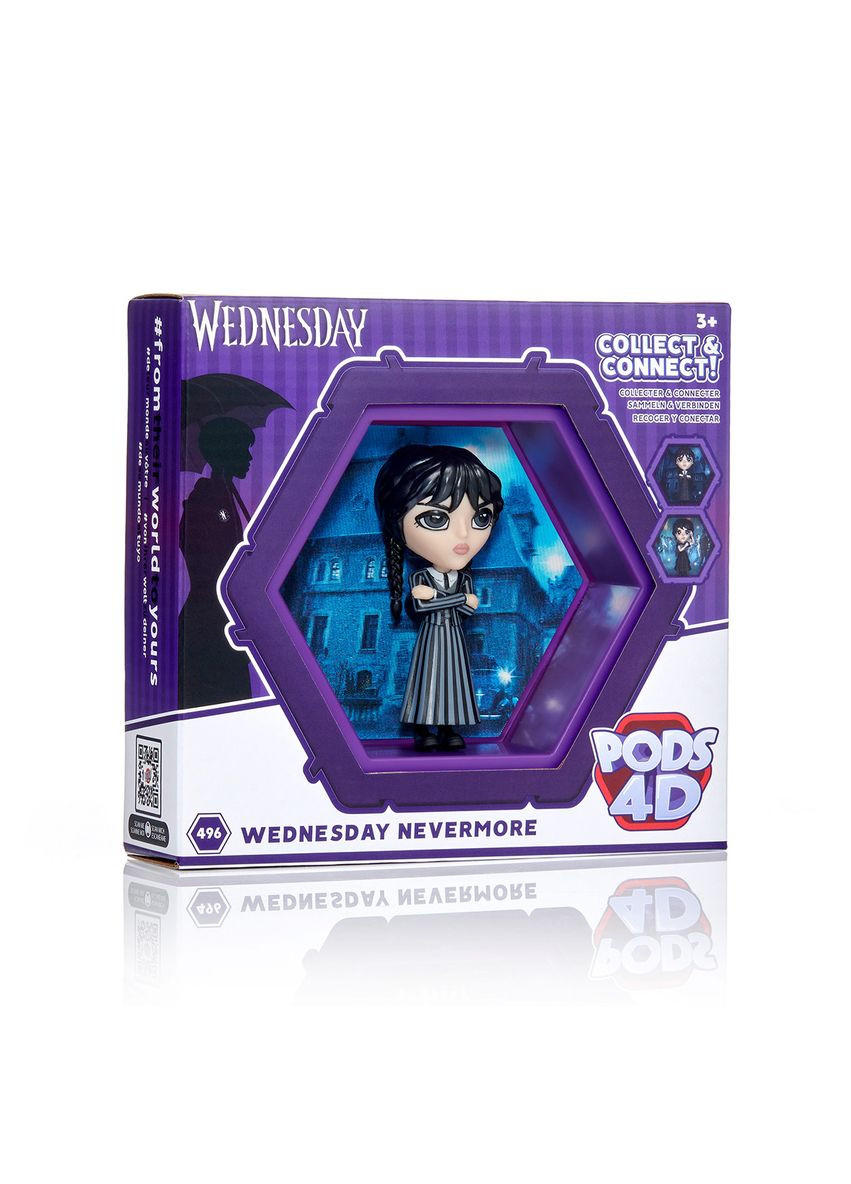 Колекційна фігурка 4D — Уенздей у шкільній формі WOW! PODS (360898969)