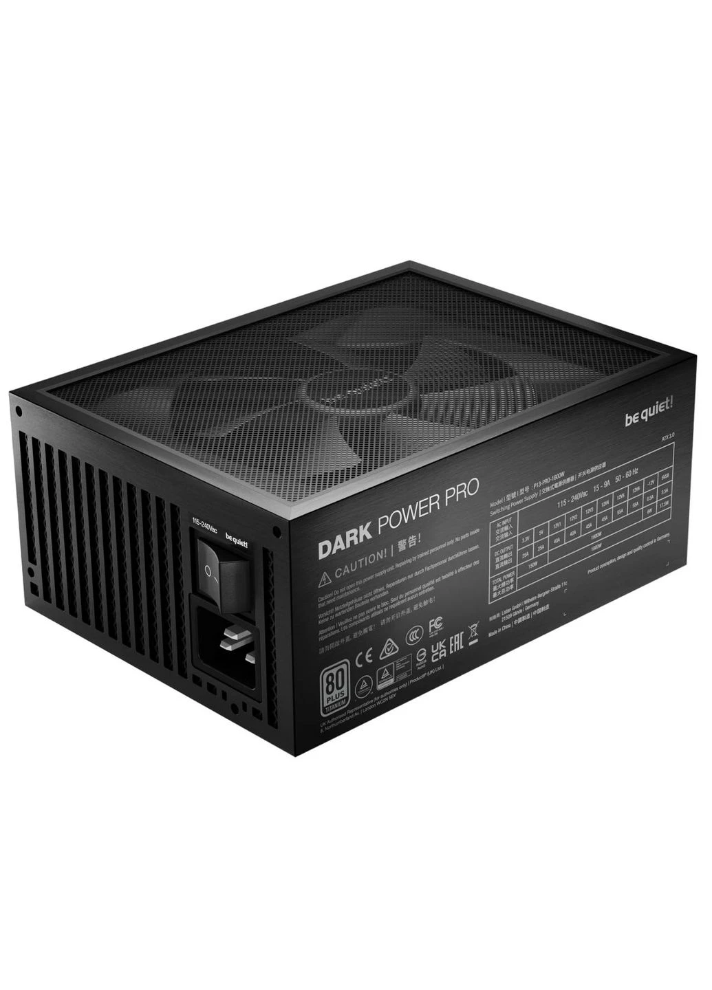 Блок питания Dark Power Pro 13 1600W (BN332) be quiet! (403178153)
