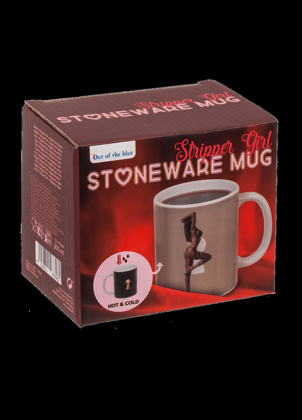 Чашка с термоэффектом Stoneware Mug Stripper Girl - CherryLove OOTB (329152692)