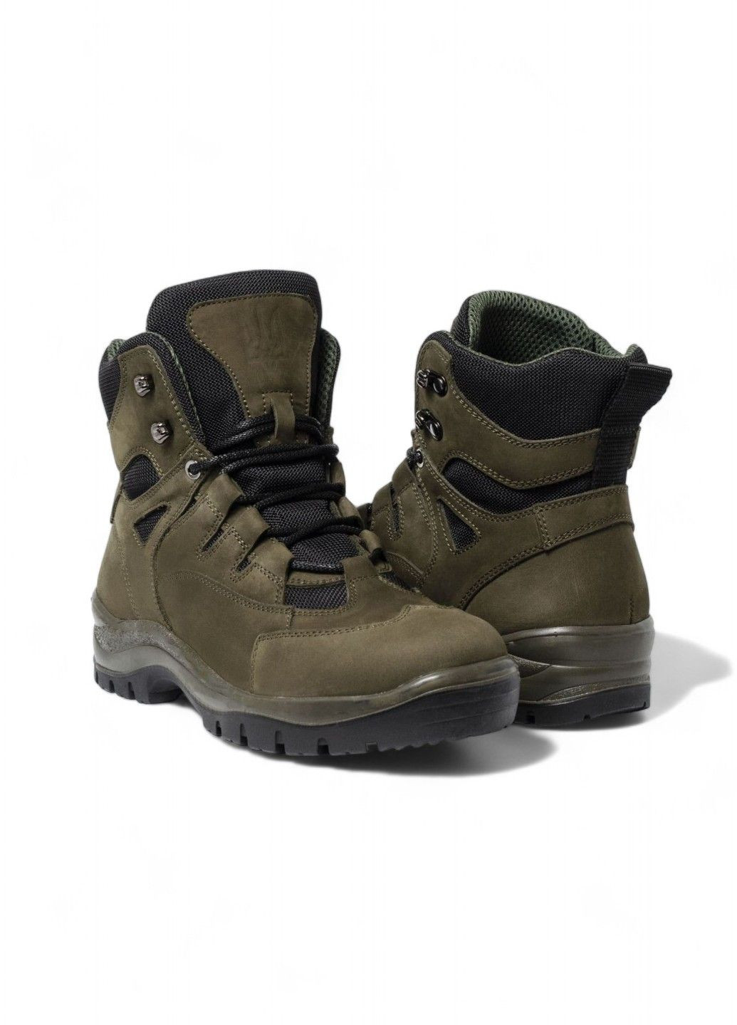 Кожаные Демисезонные Мужские Берцы Тактические. 39-46р Олива. Прочные и удобные! 45DM-1003 No Brand (301138764)