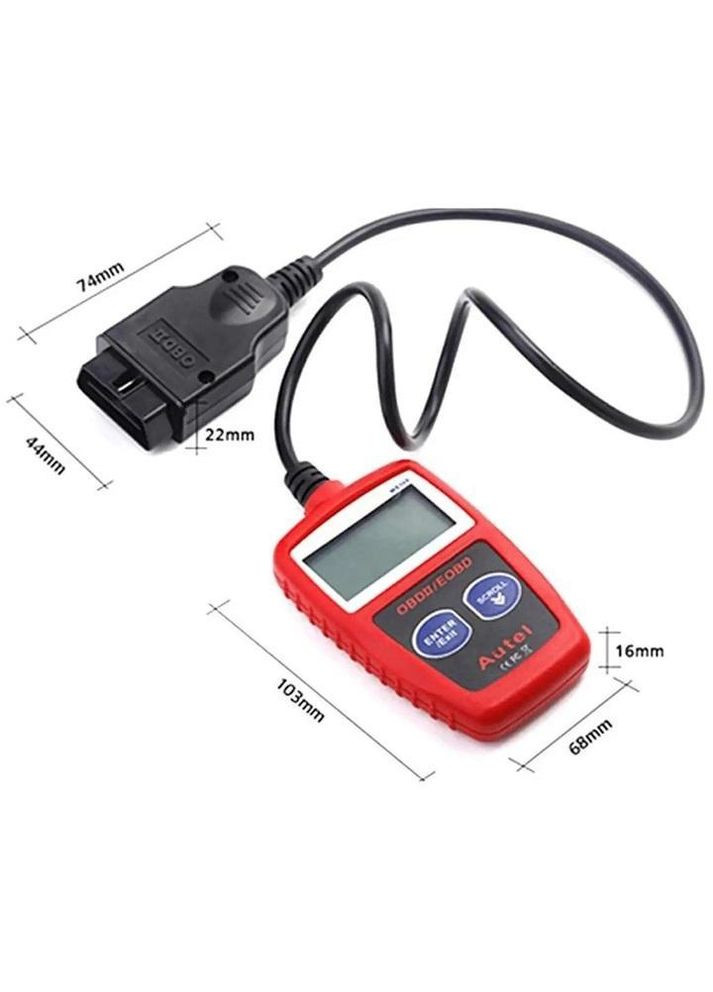 Автосканер діагностичний CarD MS309 OBD-2 сканер несправностей автомобіля (RD050708) No Brand (330778787)