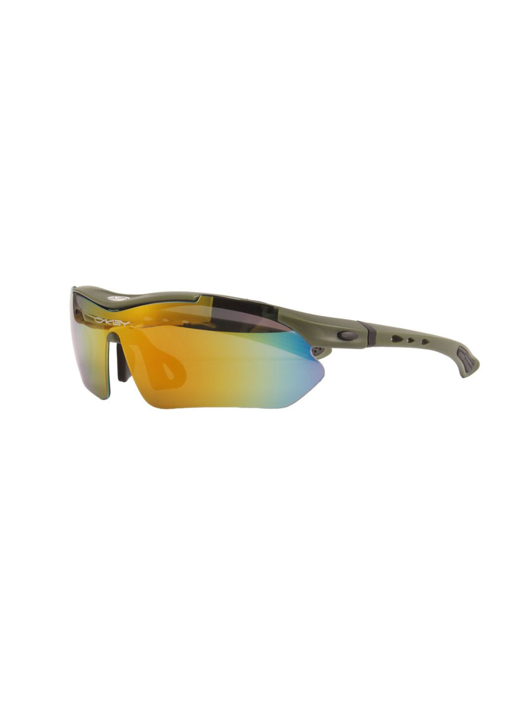 Захисні сонцезахисні окуляри тактичні з поляризацією olive 5 лінз One siz+ Oakley (280826716)