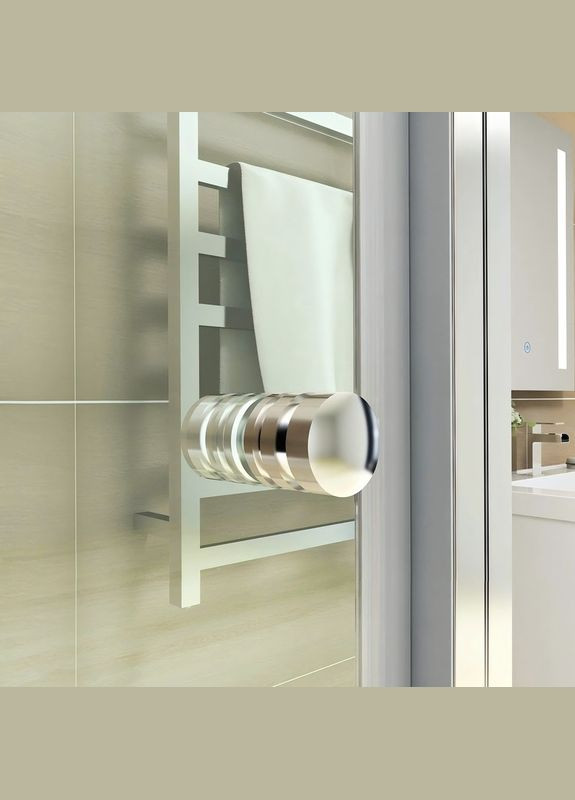 Душова кабіна без піддону SR SC05-90x90x195-TR-01 прозоре скло Easy Clean 6мм, хром (KR5363) KOER (330027313)