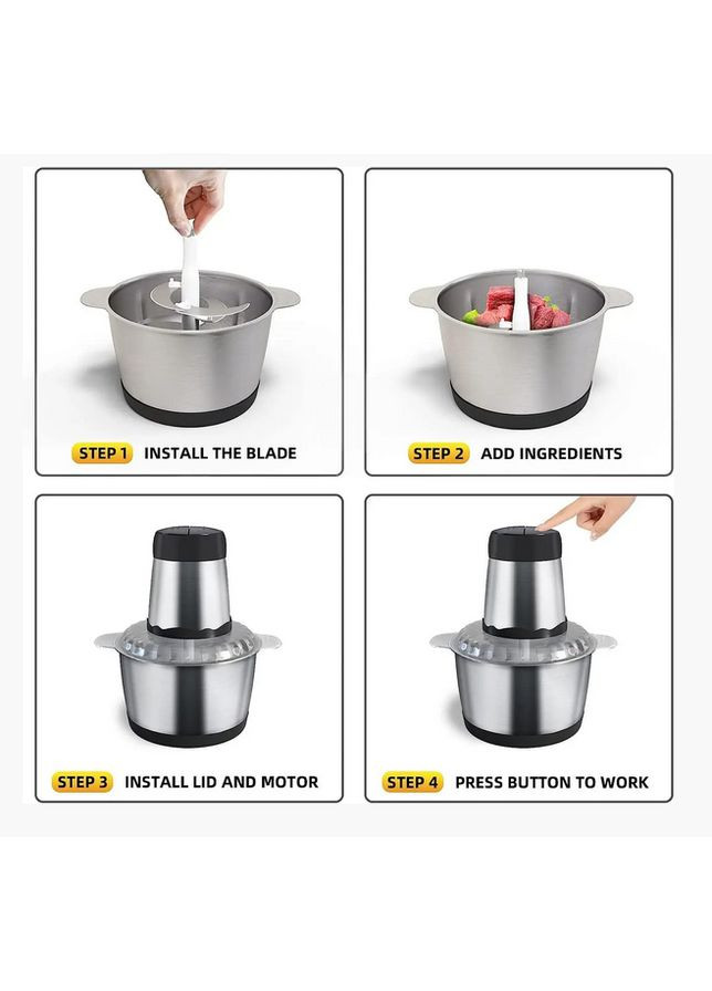 Блендер подрібнювач RB-2202 1300W Rainberg (300232519)