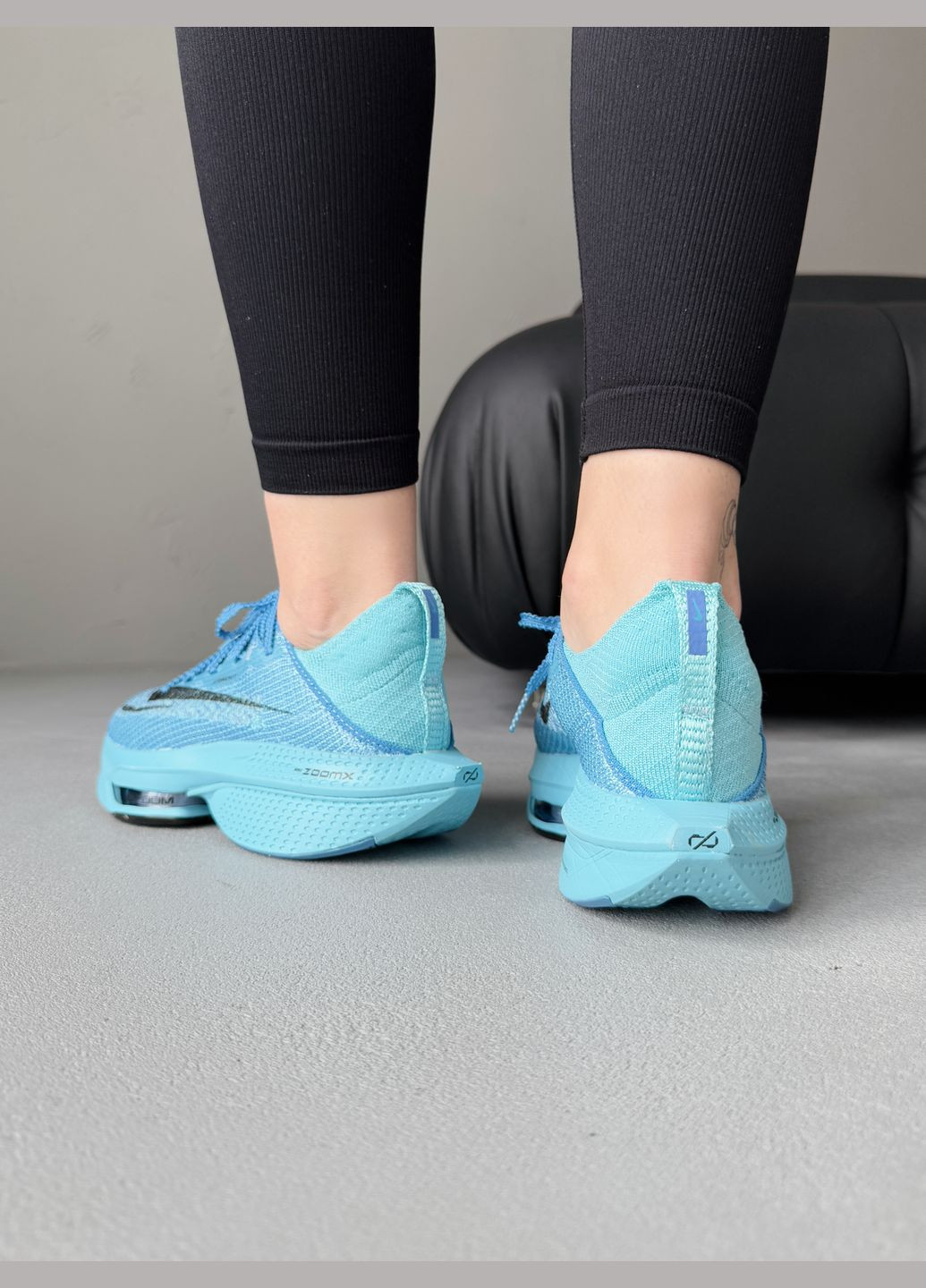 Кросівки жіночі і чоловічі Nike Air Zoom Alphafly Next 2 Blue Black | Найк Аір Зум Альфафлай блакитні No Brand блакитні демісезони (339775750)