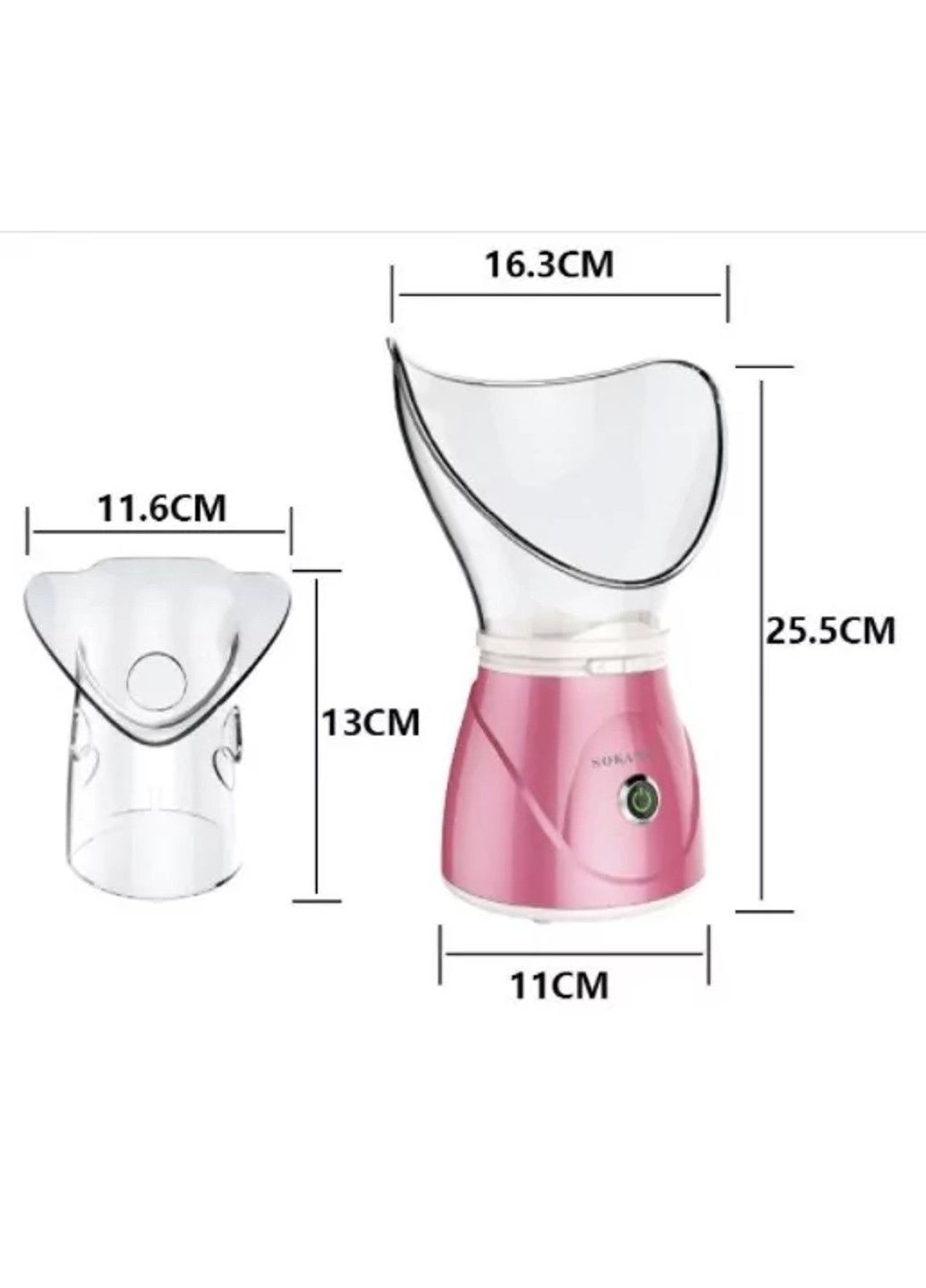 Парова сауна з іонізатором ZJ-1078 для обличчя Sokany (332636154)