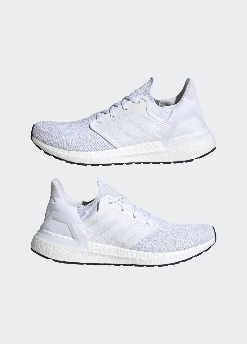 Білі Літні кросівки для бігу ultraboost 20 adidas