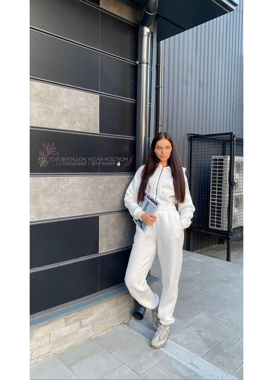 Костюм флісовий «Валерi/Флекс» 2XL-3XL 50/52 молоко Come See and Buy (366880445)