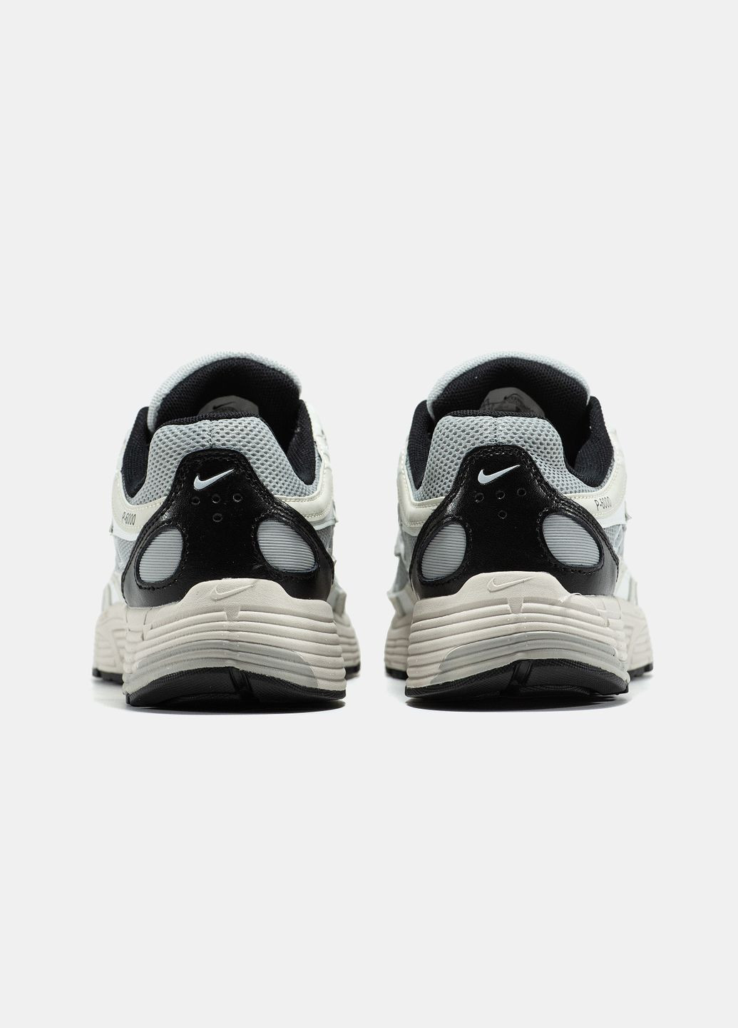 Кросівки жіночі Nike P-6000 White Beige Black | Найк Р-6000 білі No Brand білі демісезони (335012362)